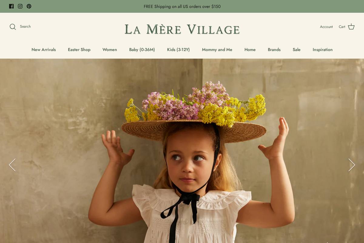 lamerevillage.com homepage screenshot
