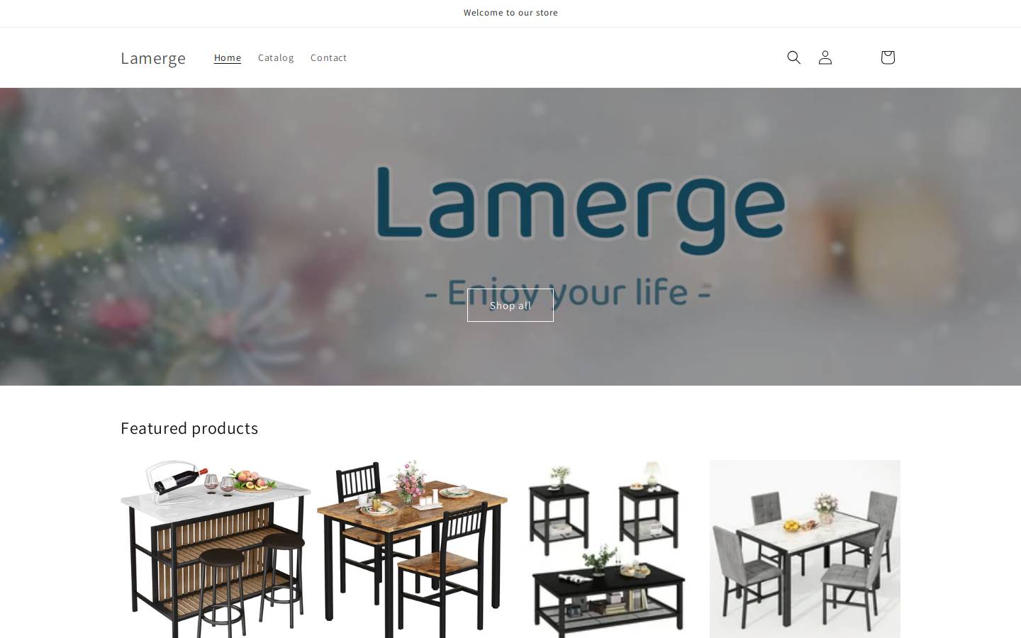 lamerge.com homepage screenshot