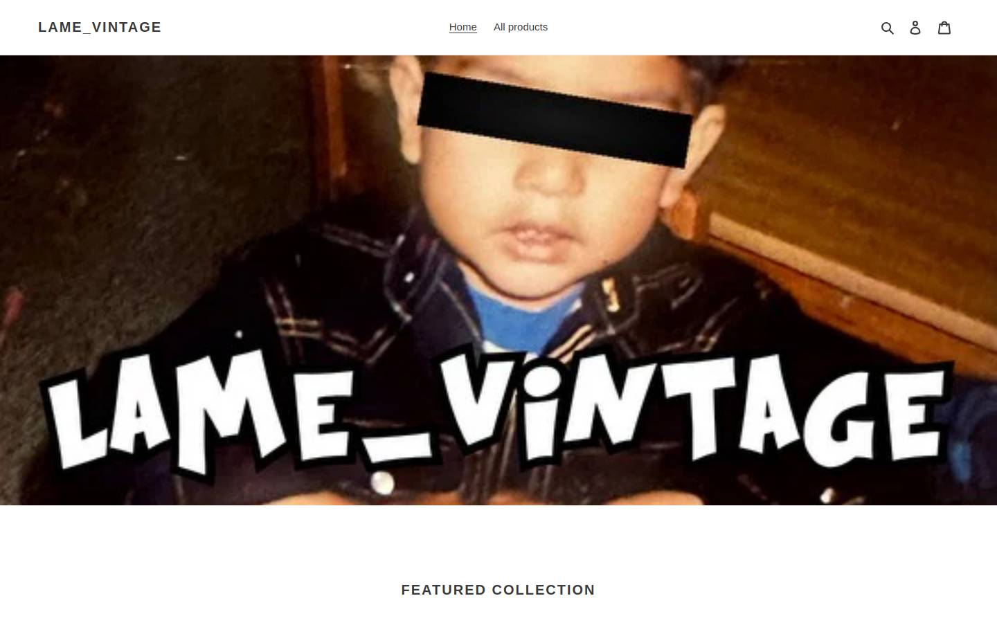 lamevintage.com homepage screenshot