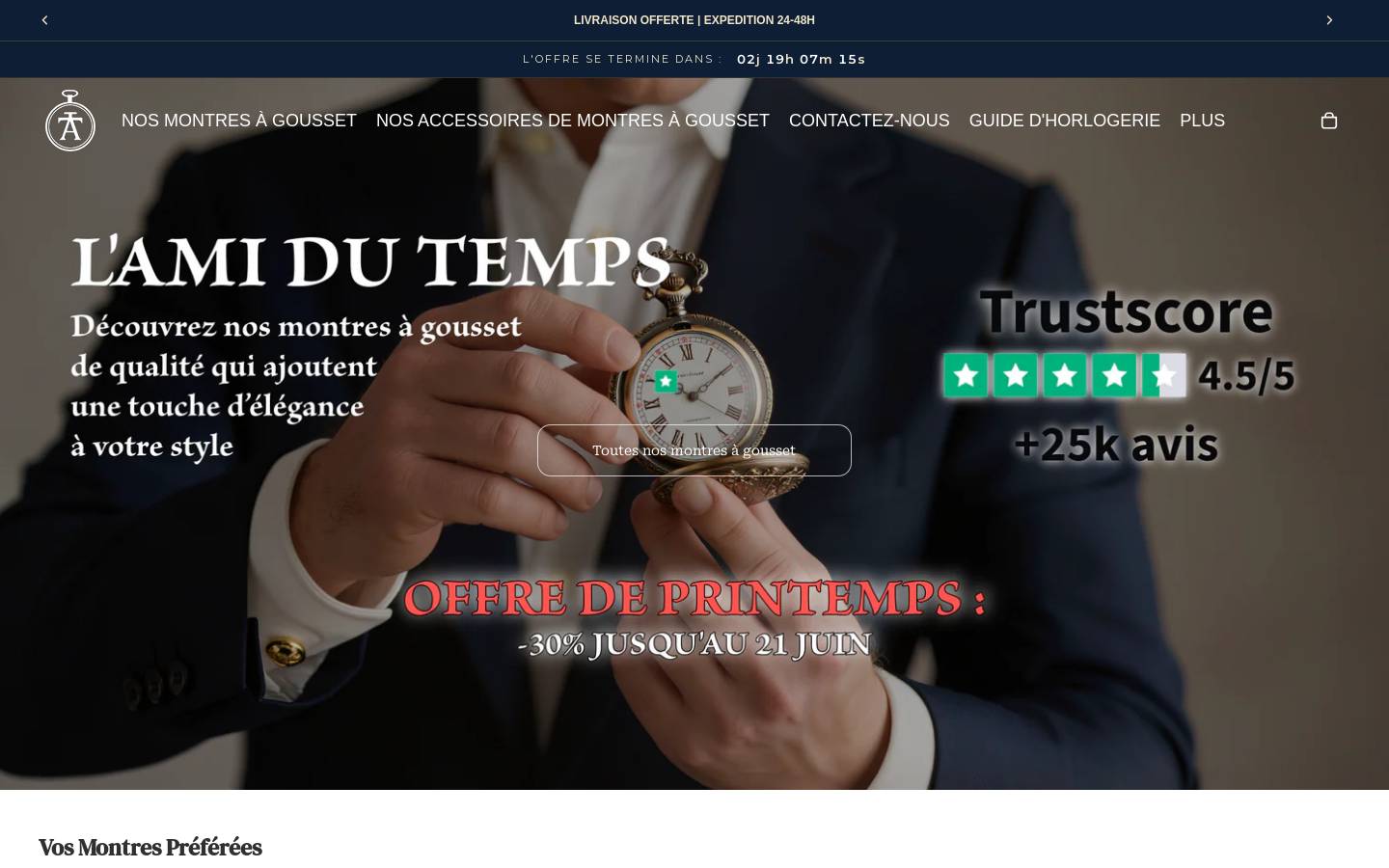 lamidutemps.com homepage screenshot