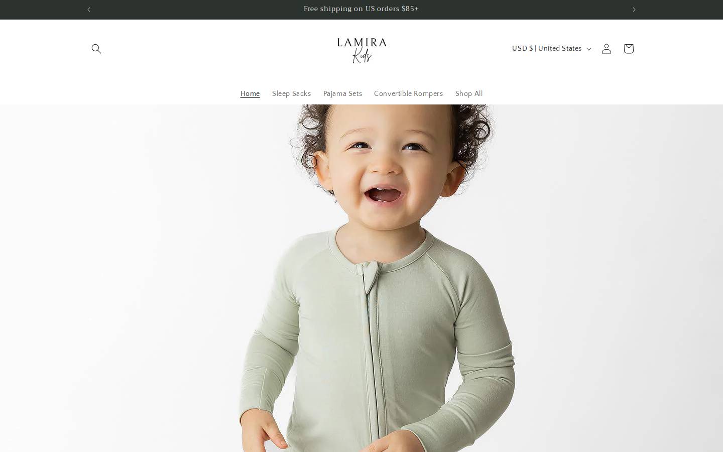 lamirakids.com homepage screenshot