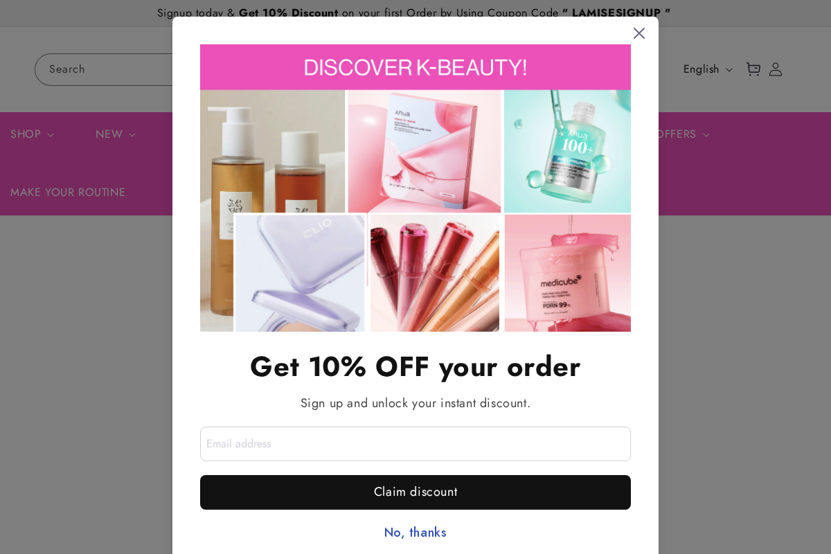 lamisebeauty homepage screenshot