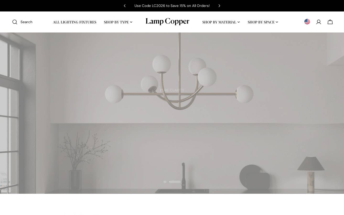 Lampcopper homepage screenshot