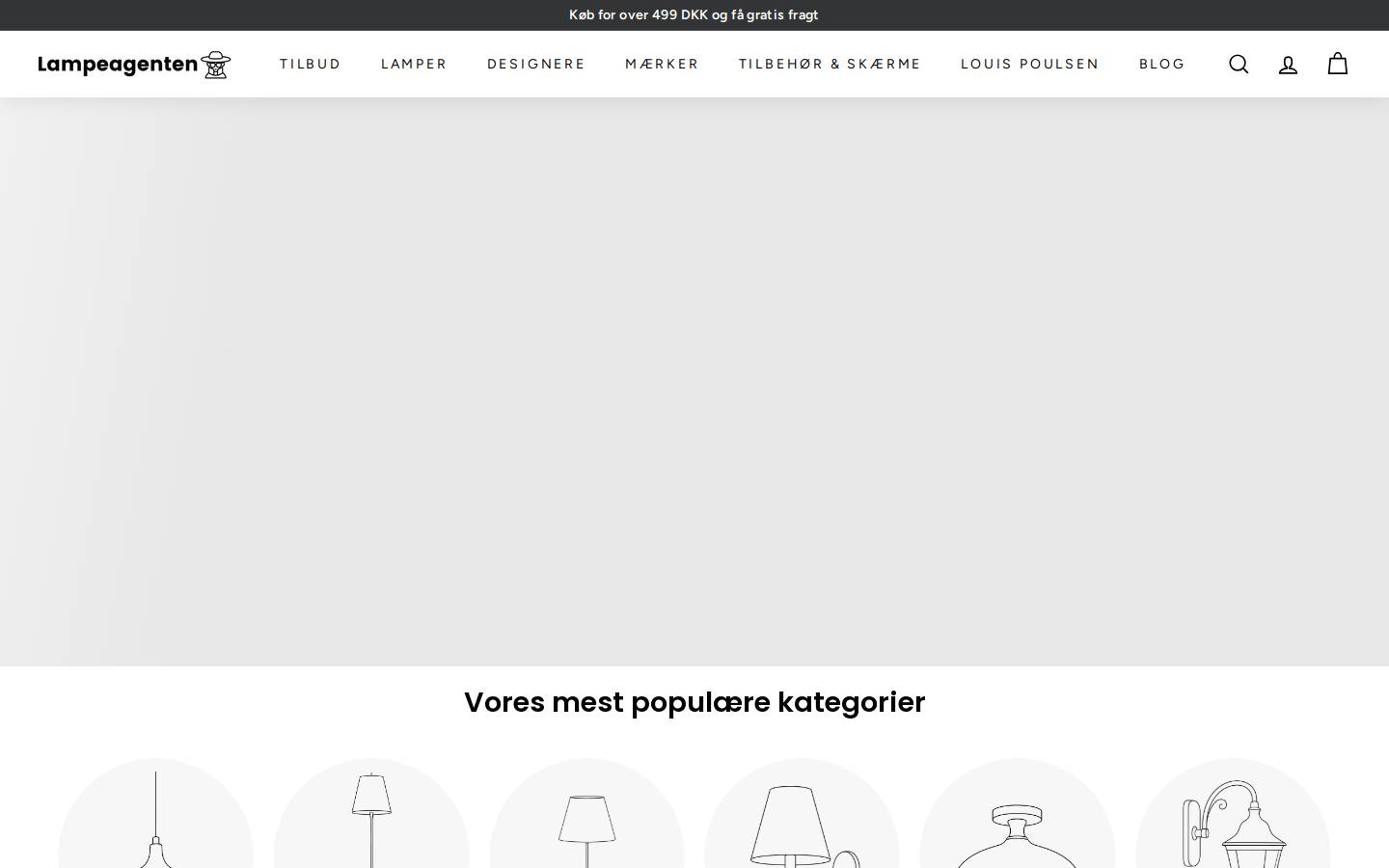 Lampeagenten homepage screenshot