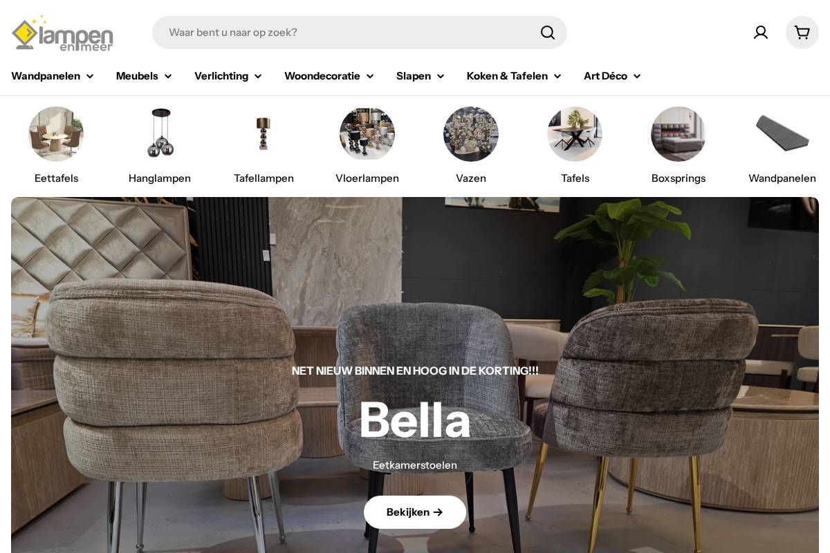 Lampen & Meer homepage screenshot