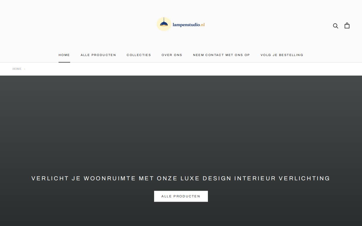 Lampenstudio homepage screenshot