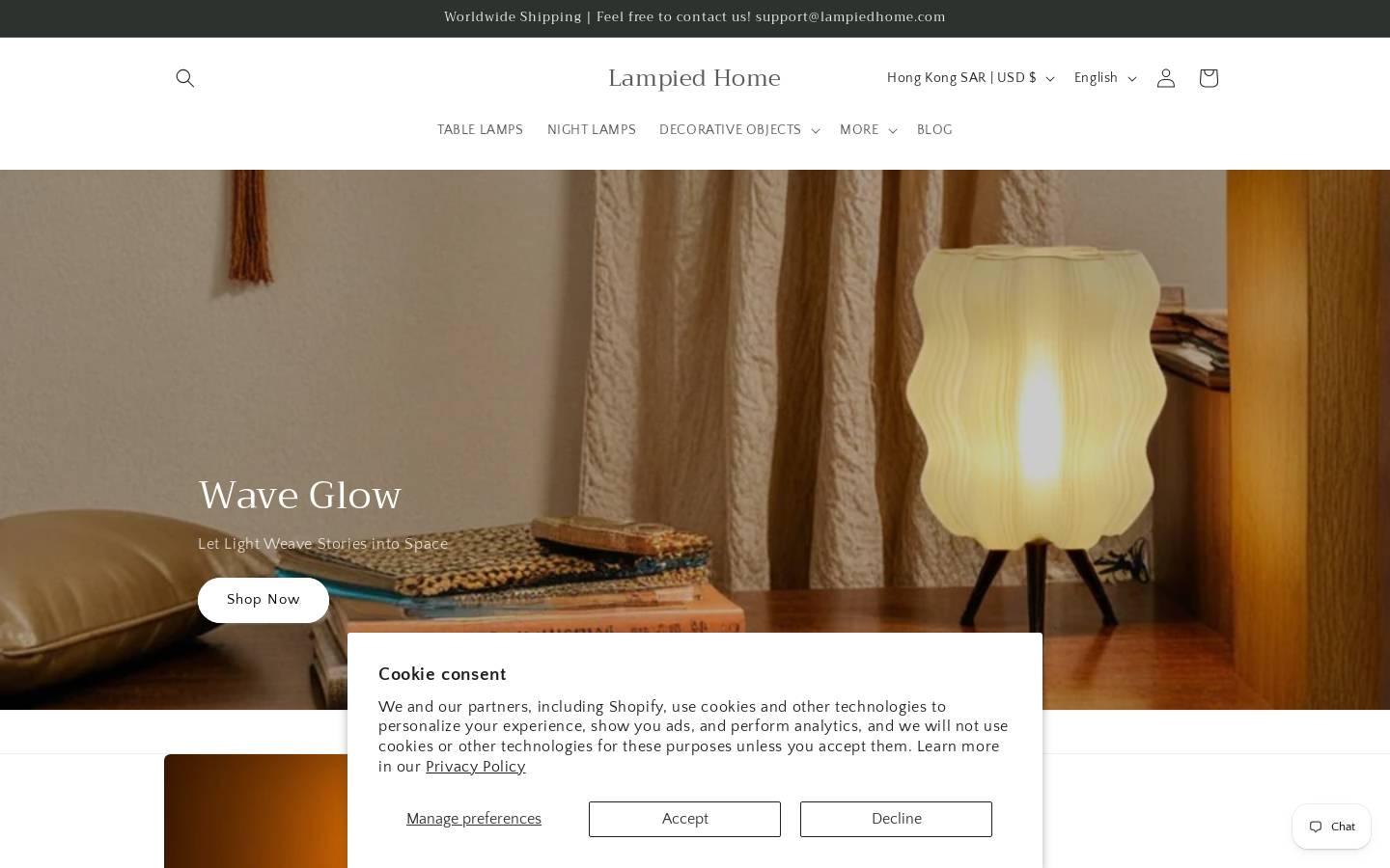lampiedhome.com homepage screenshot