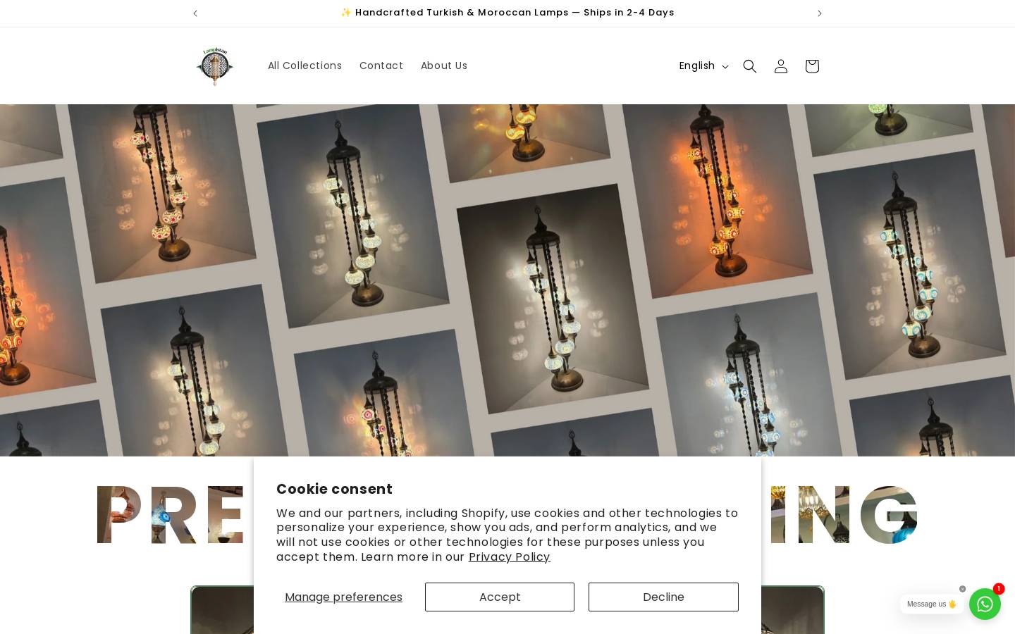lampistan.com homepage screenshot
