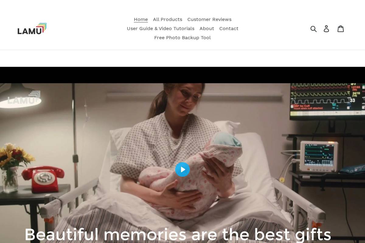 lamu.io homepage screenshot
