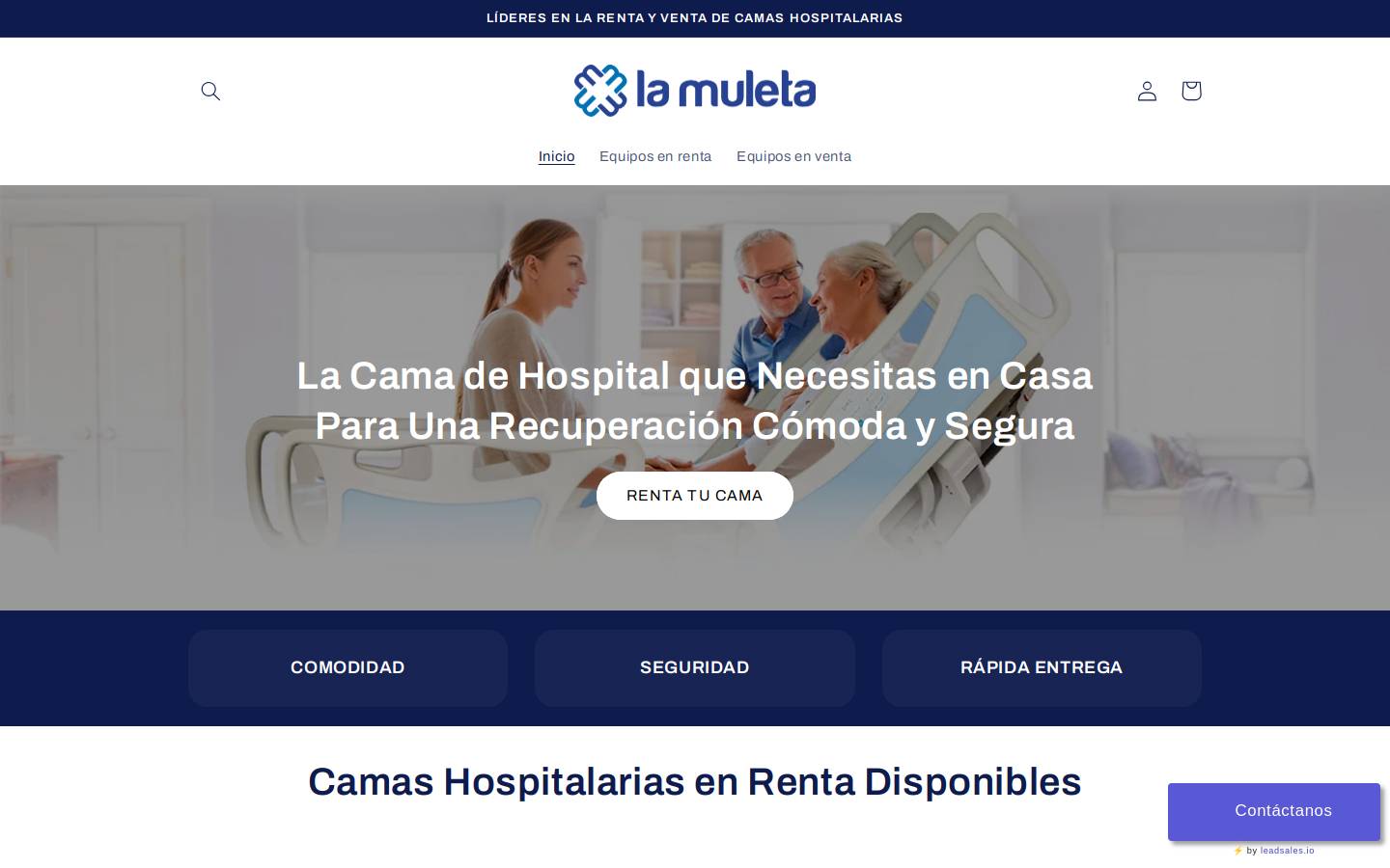 lamuleta.com.mx homepage screenshot