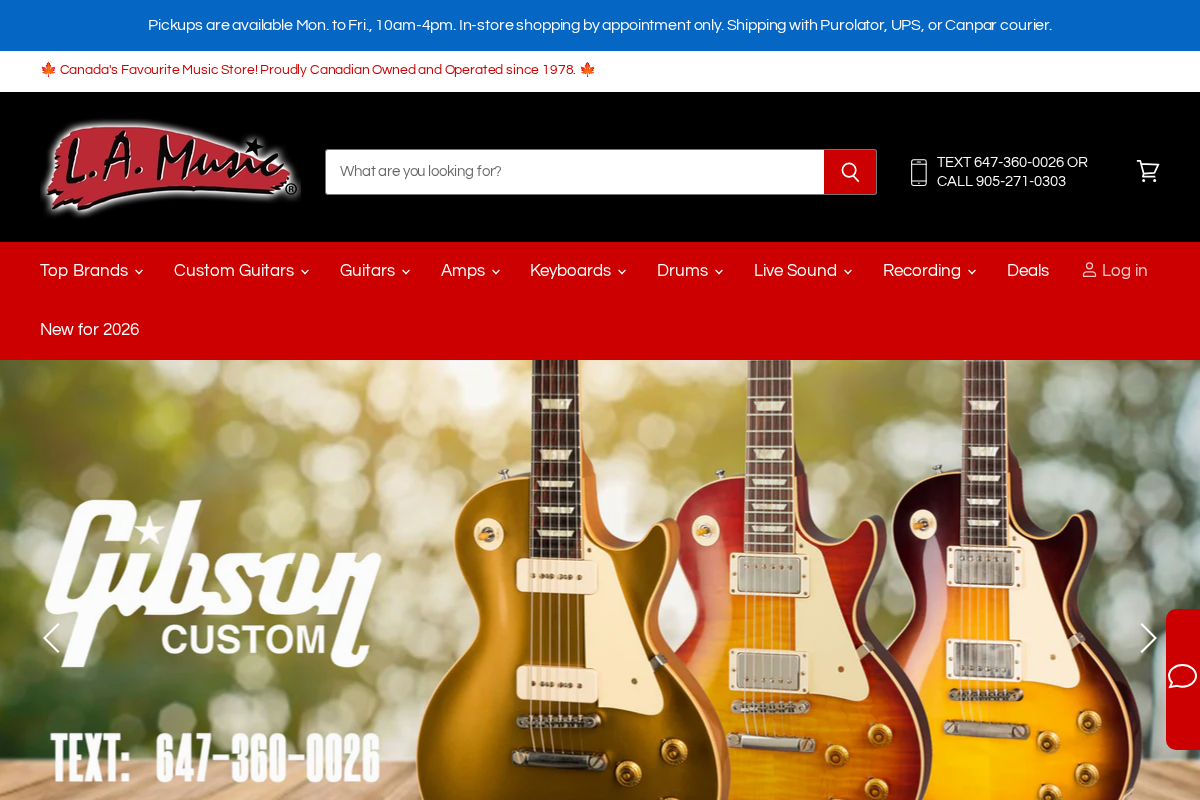 Lamusic homepage screenshot