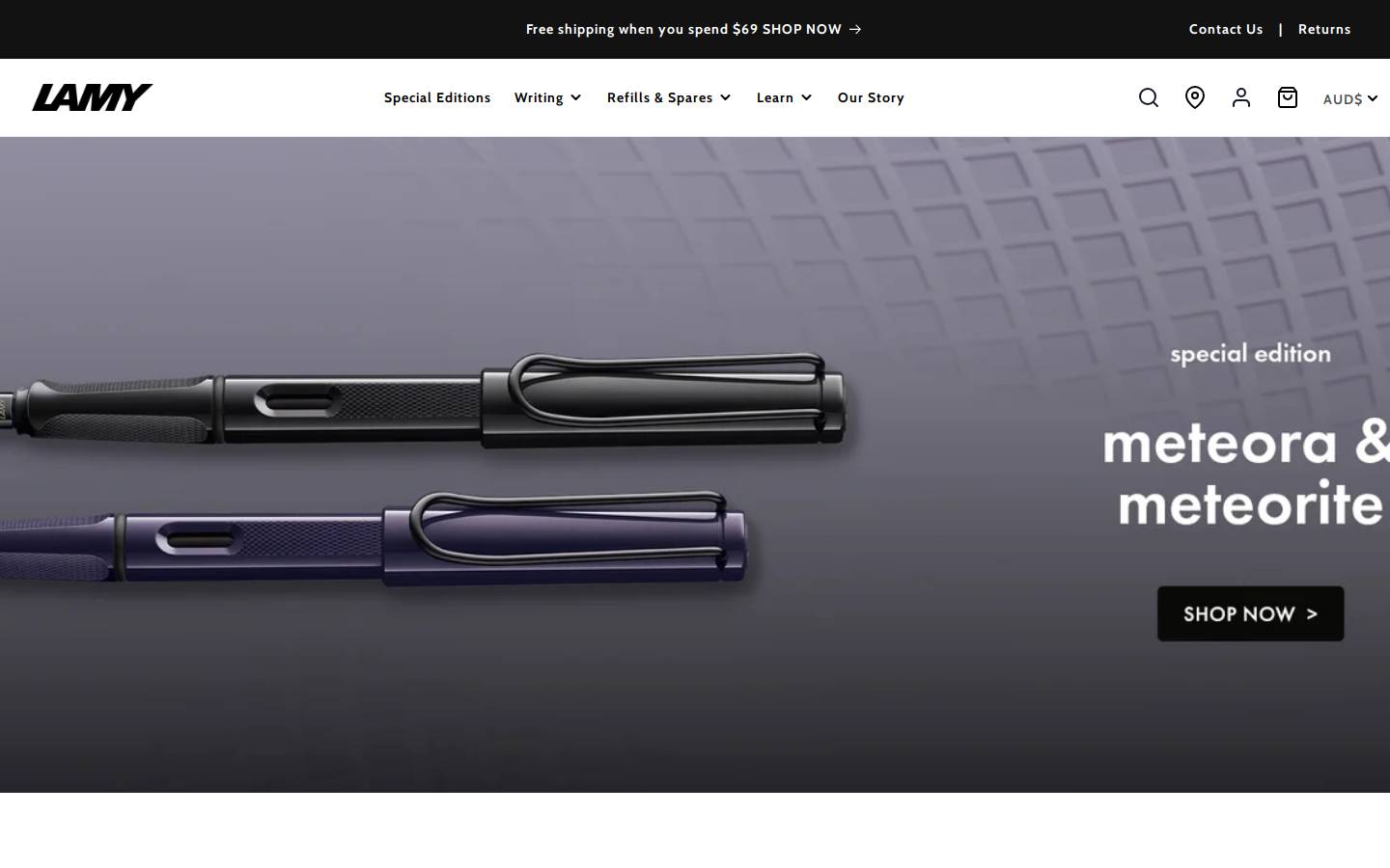 C. Josef Lamy GmbH homepage screenshot