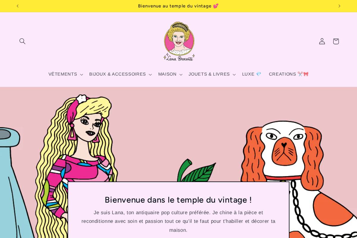 lanabrocante.fr homepage screenshot