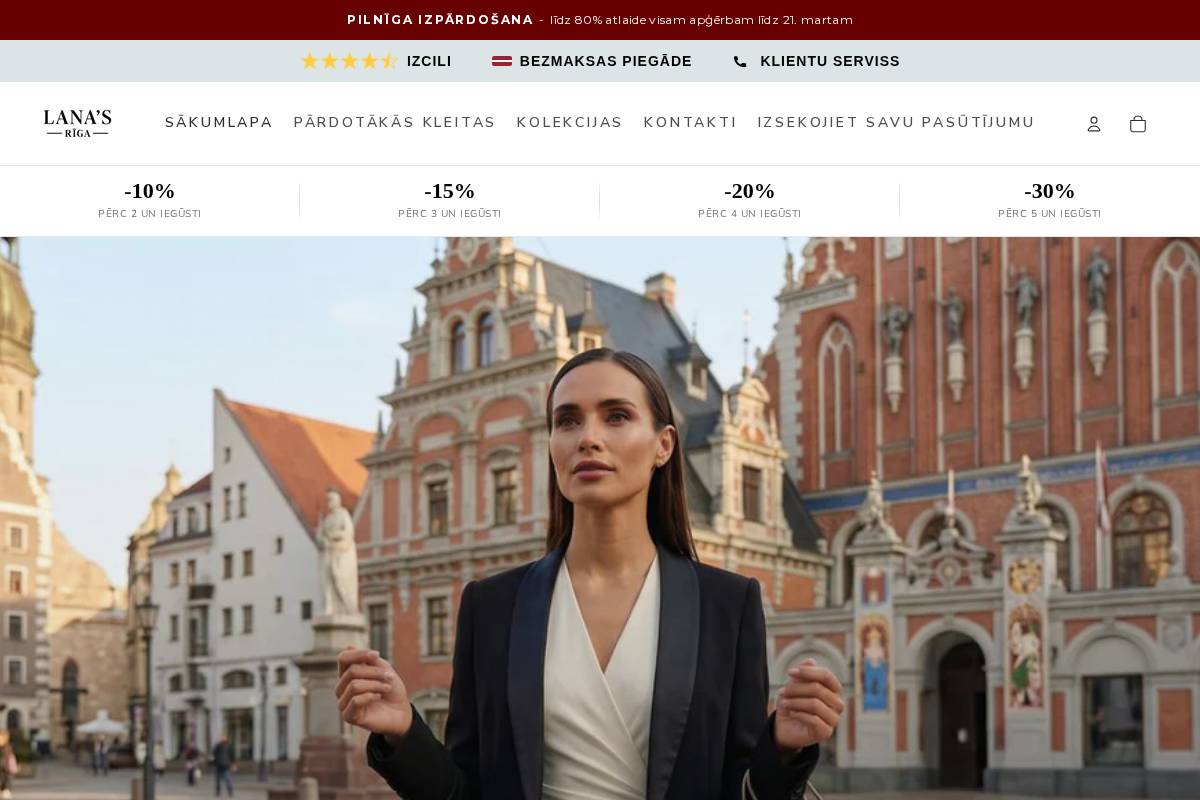 Lanasriga homepage screenshot