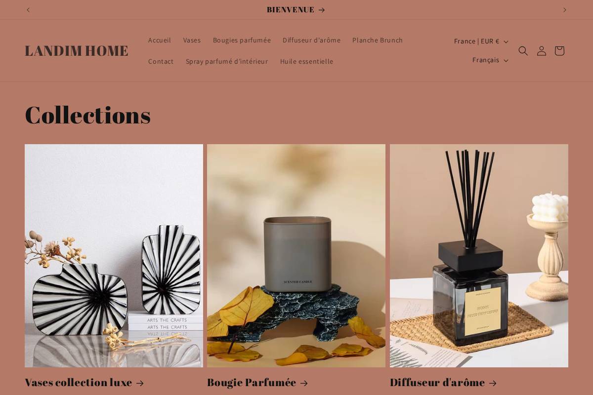 landimhome.com homepage screenshot