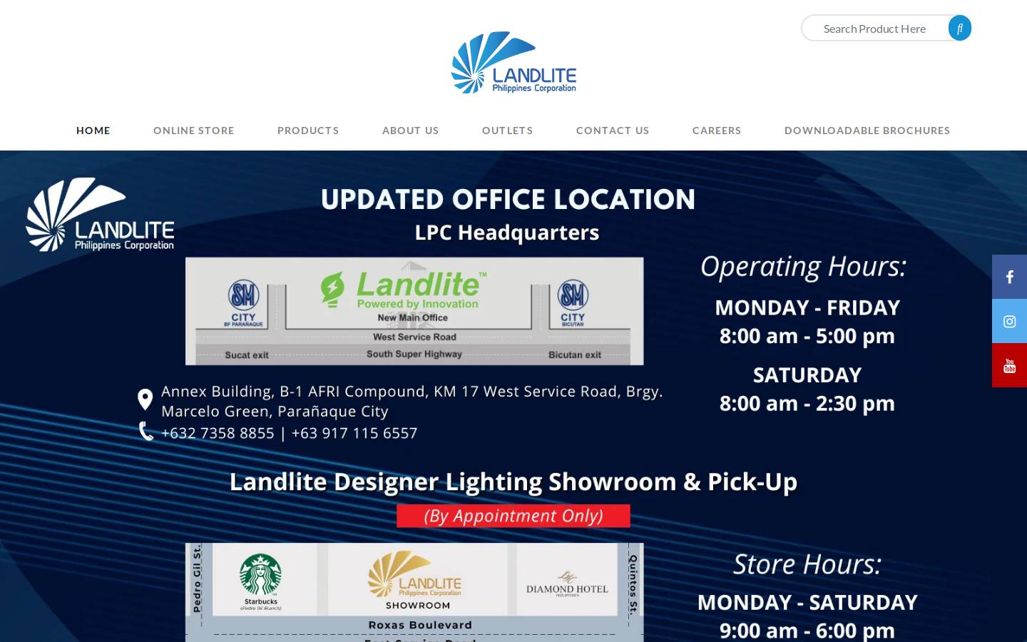 landlitephilcorp.com homepage screenshot