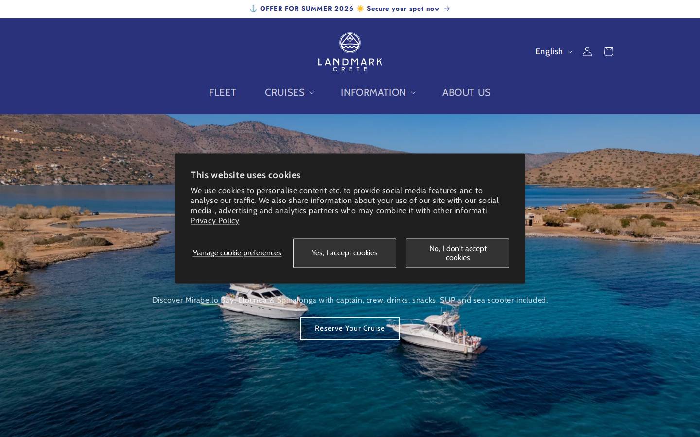 landmarkcrete.com homepage screenshot