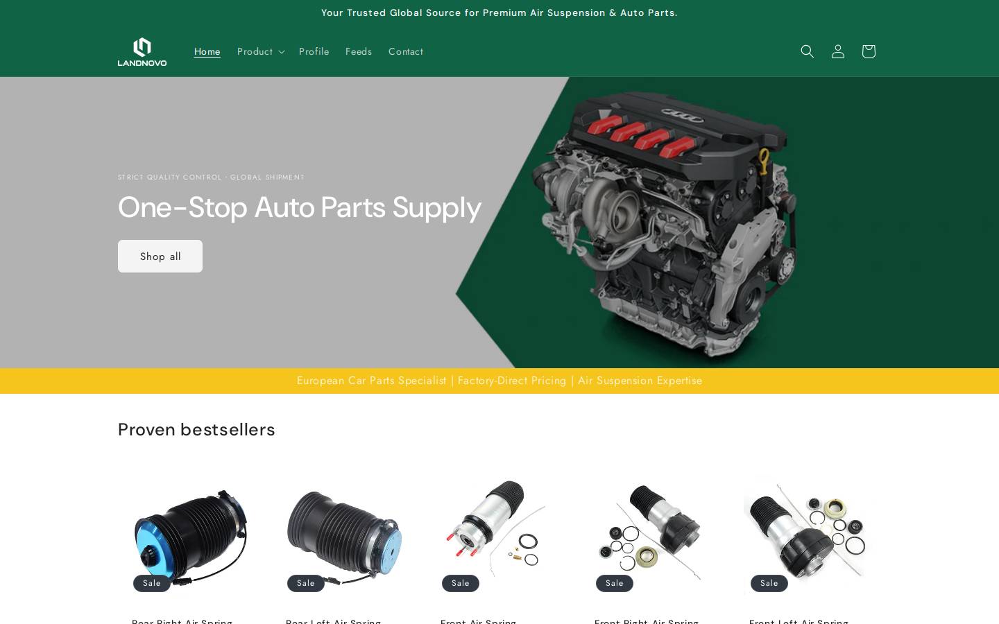 landnovo.com homepage screenshot