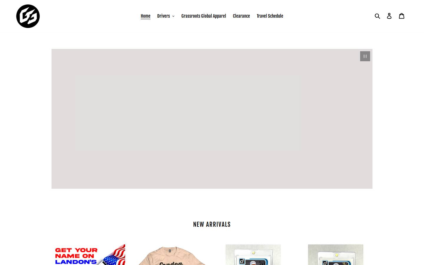 landonhuffman.shop homepage screenshot