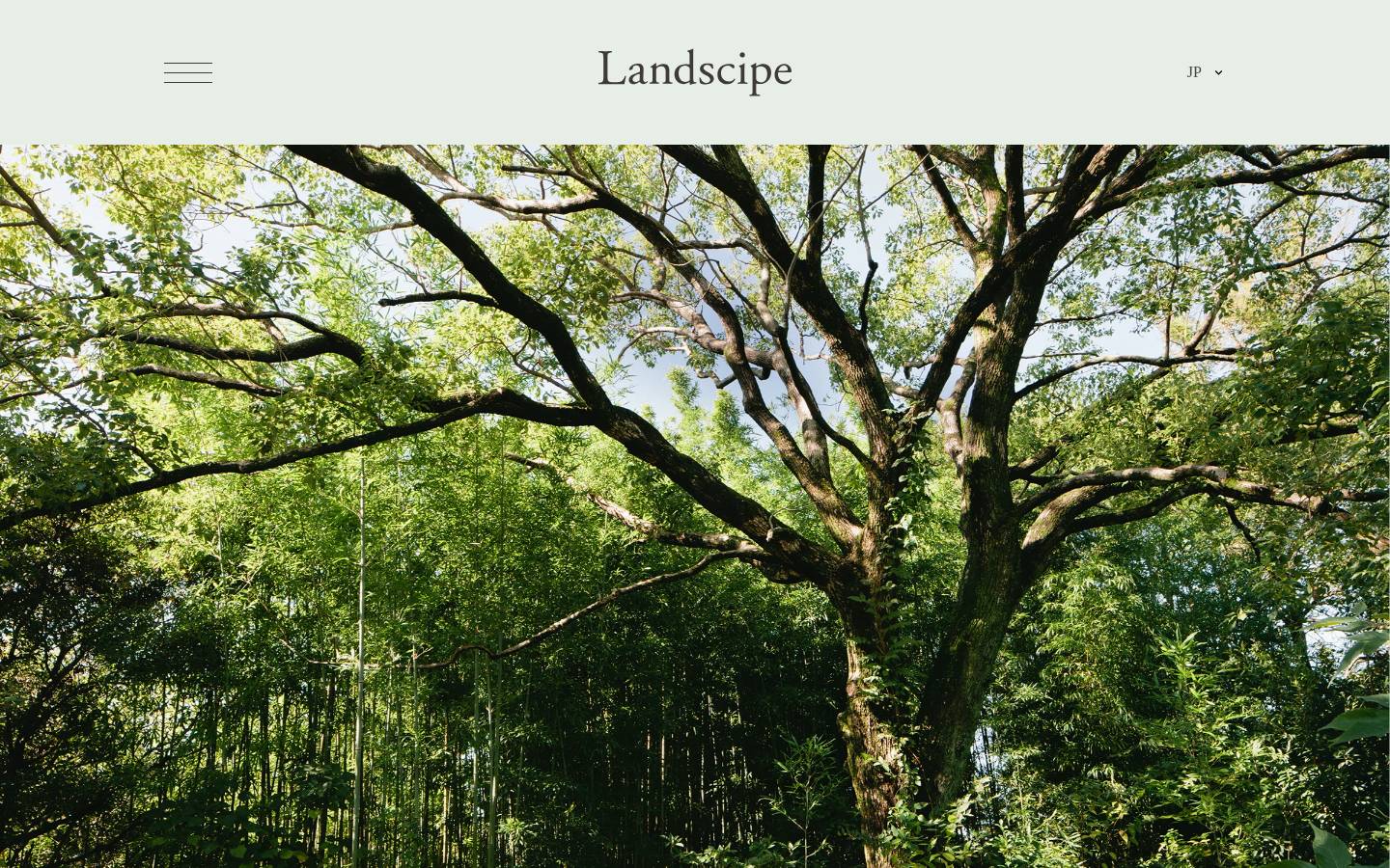 landscipe.jp homepage screenshot