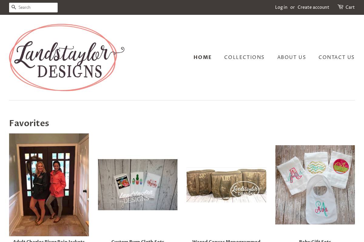 landstaylordesigns.com homepage screenshot