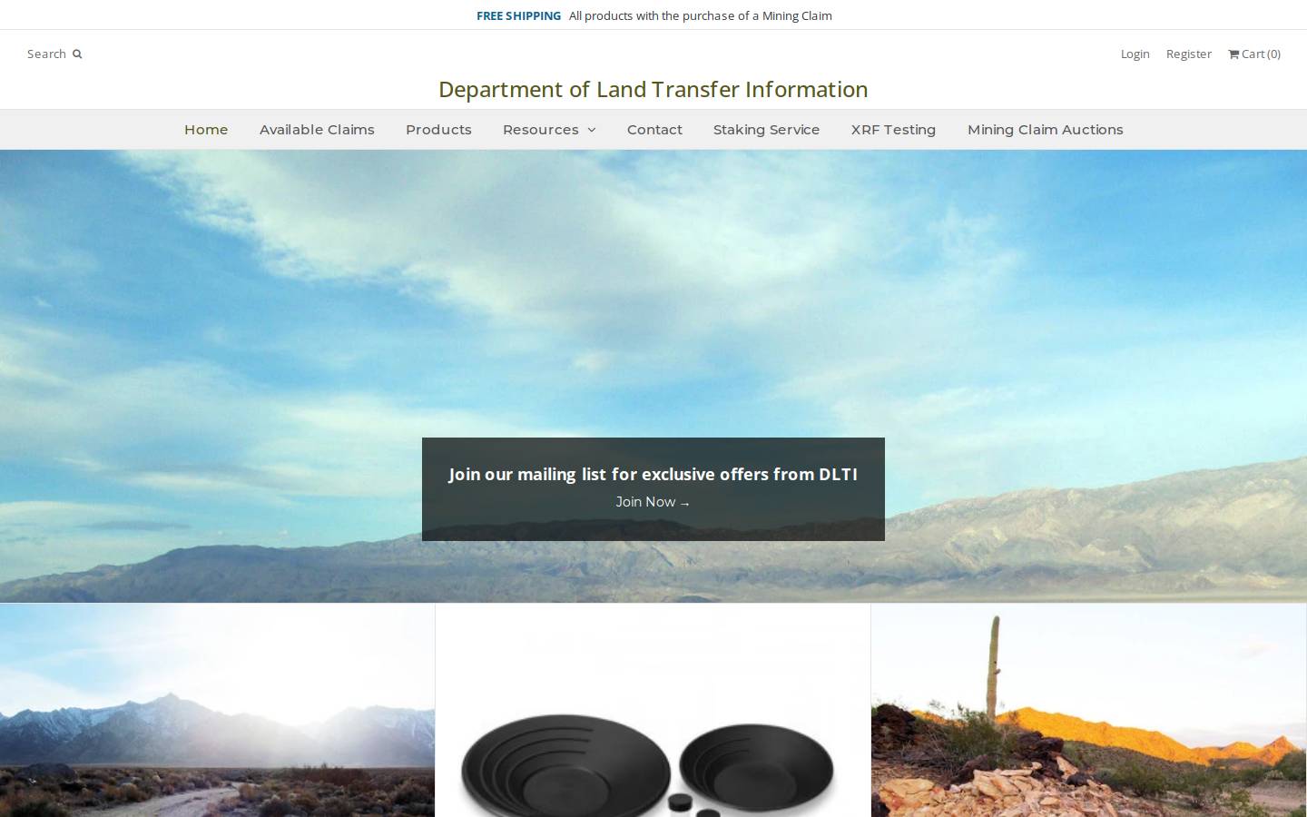 landtransfer.us.com homepage screenshot