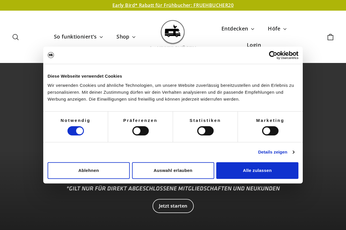 Landvergnuegen homepage screenshot