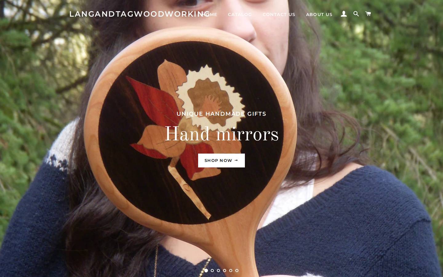 langandtagwoodwork.com homepage screenshot