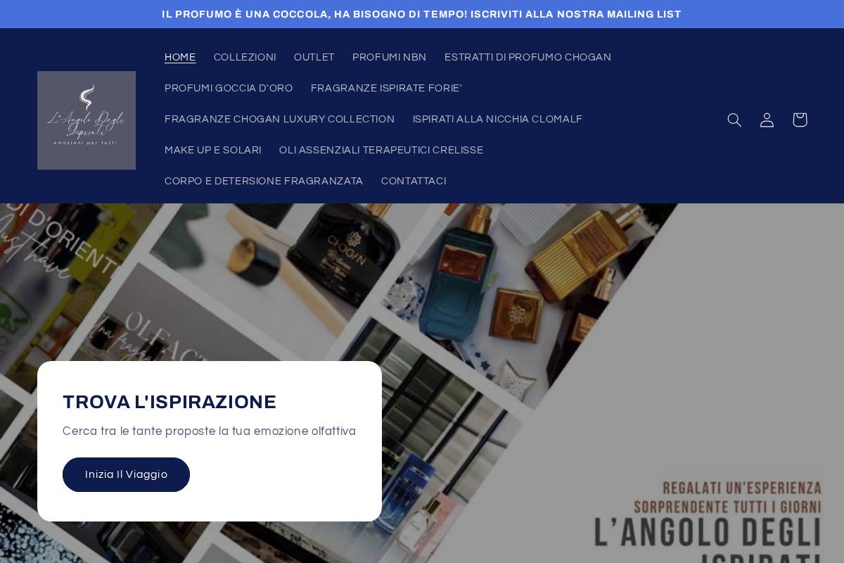 langolodegliispirati.com homepage screenshot