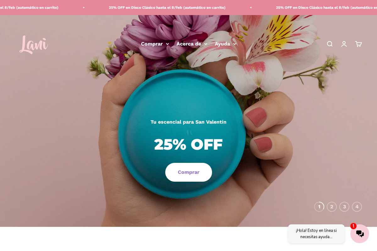 Lani.mx homepage screenshot