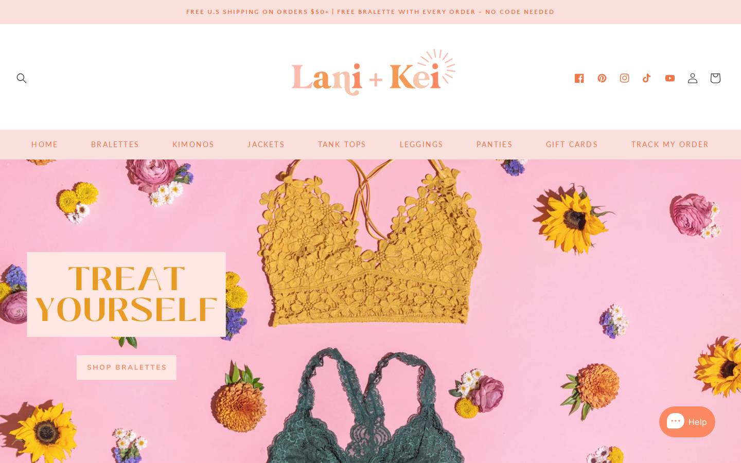 laniandkei.com homepage screenshot