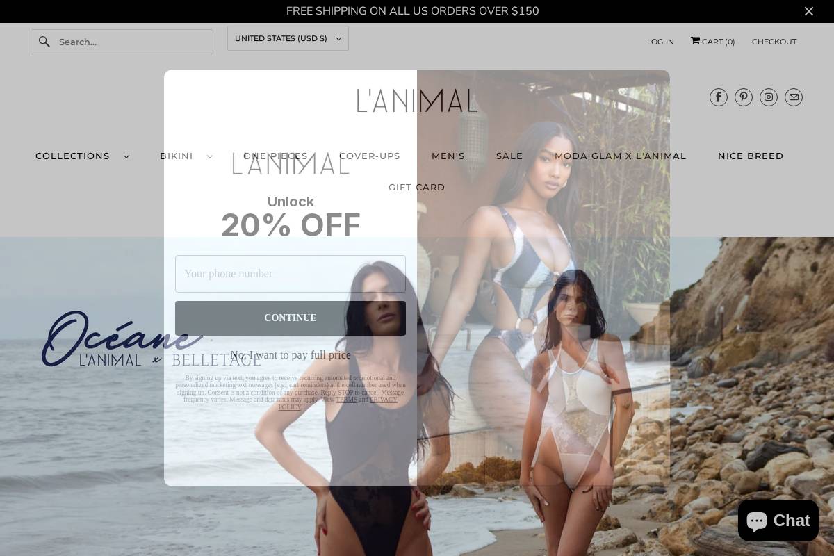 lanimal.co homepage screenshot