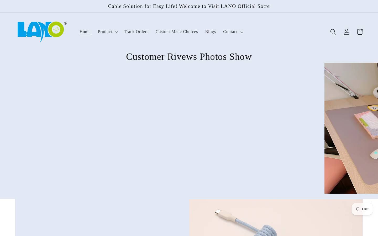 lanocable.store homepage screenshot