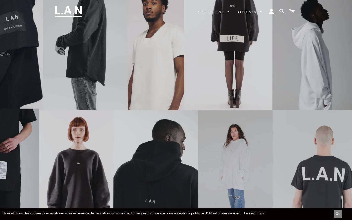 lanparis.fr homepage screenshot