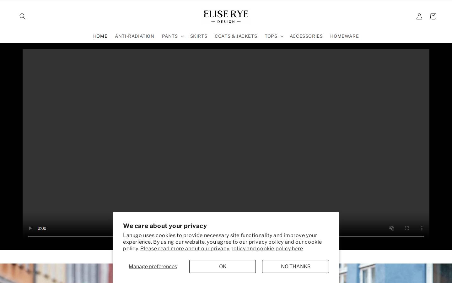 Lanugo homepage screenshot