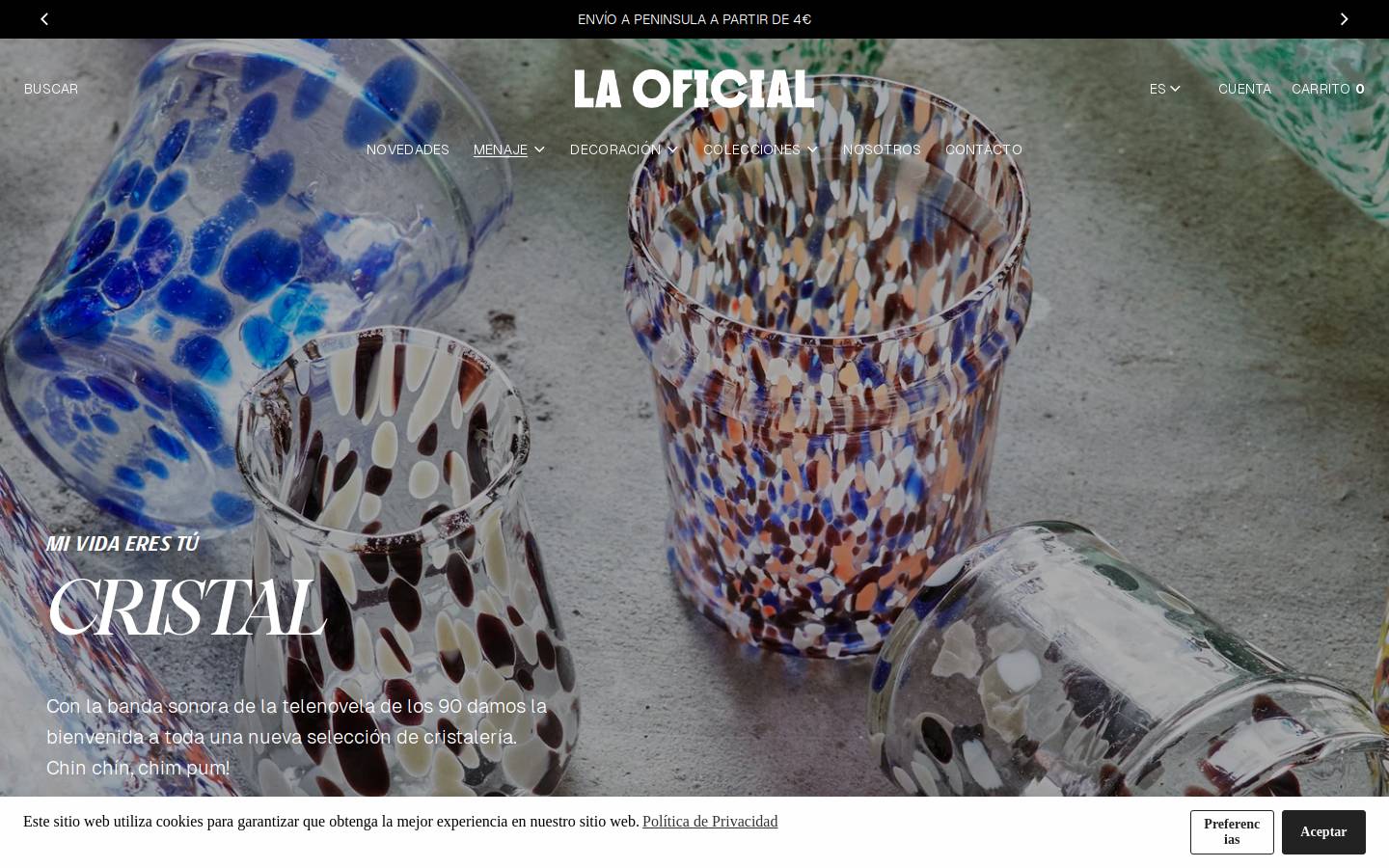 laoficialceramica.com homepage screenshot