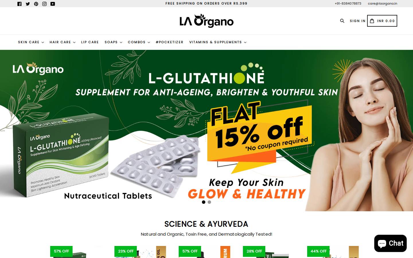 laorgano.in homepage screenshot
