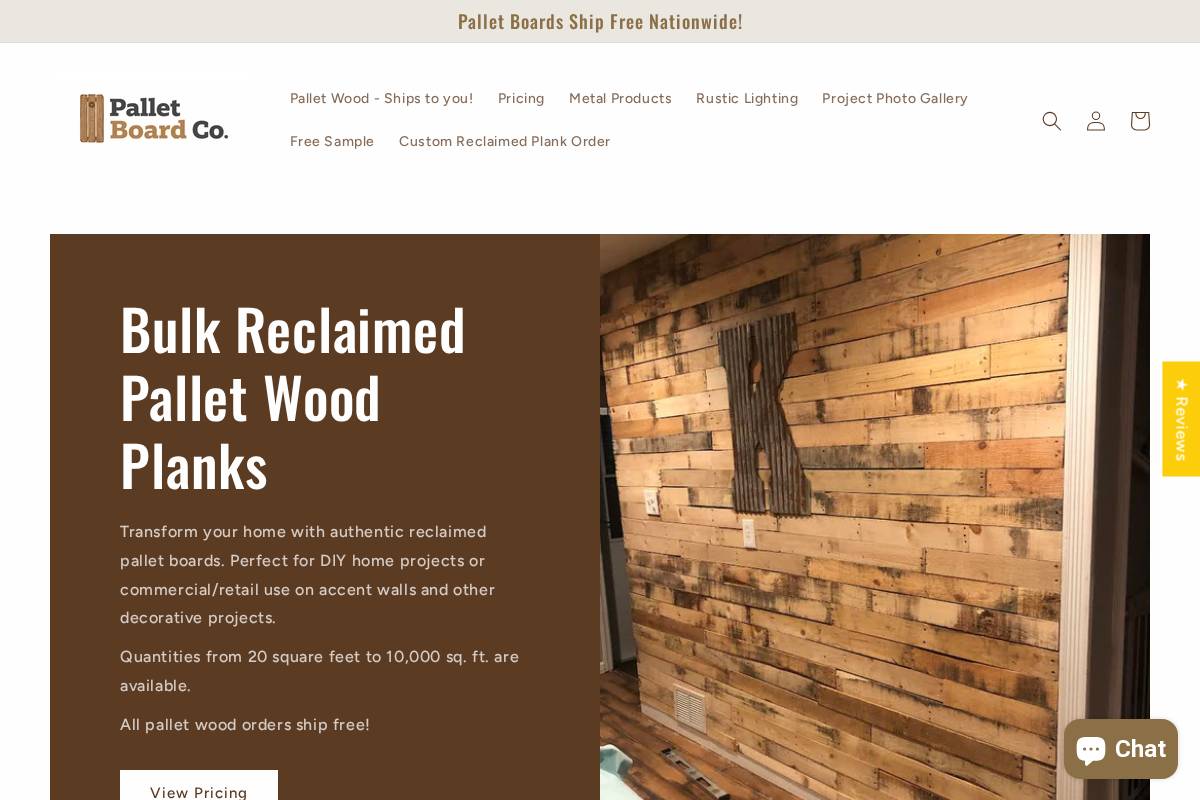 lapalletboards.com homepage screenshot