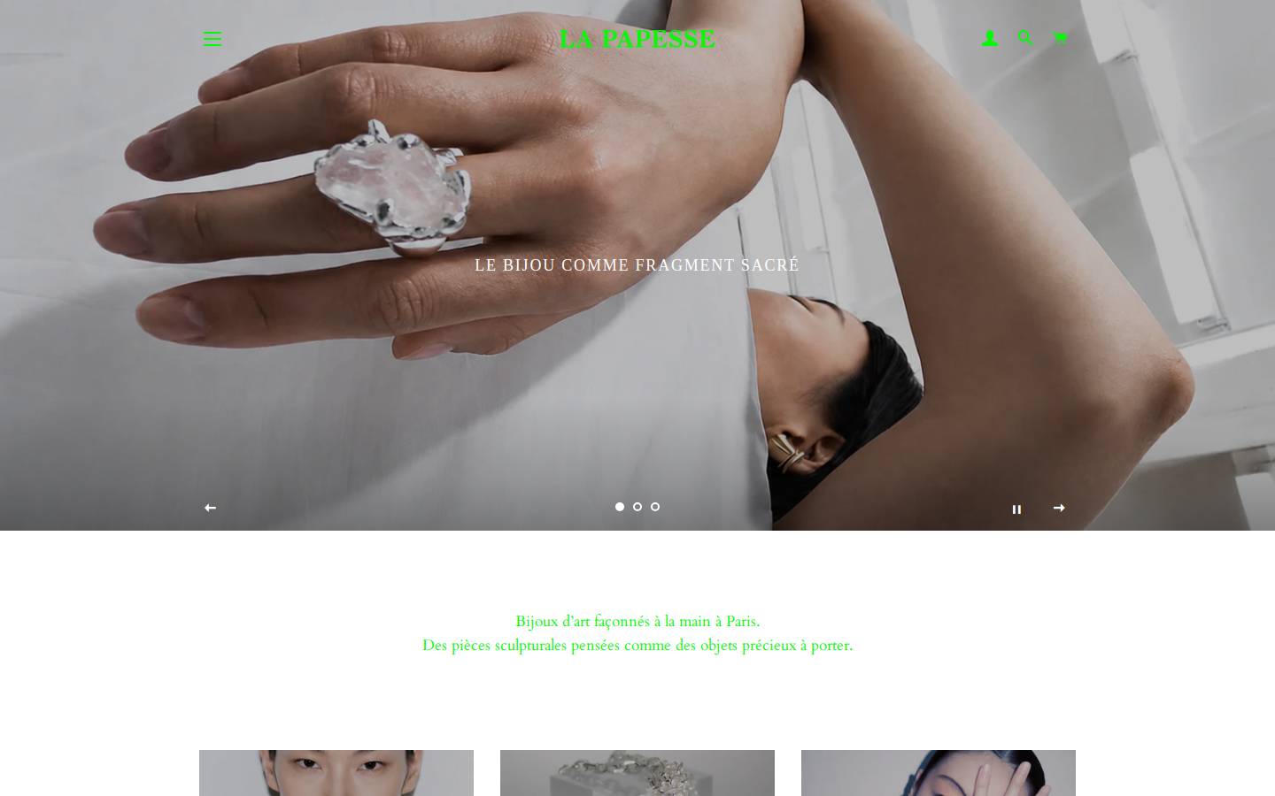 lapapesseparis.com homepage screenshot