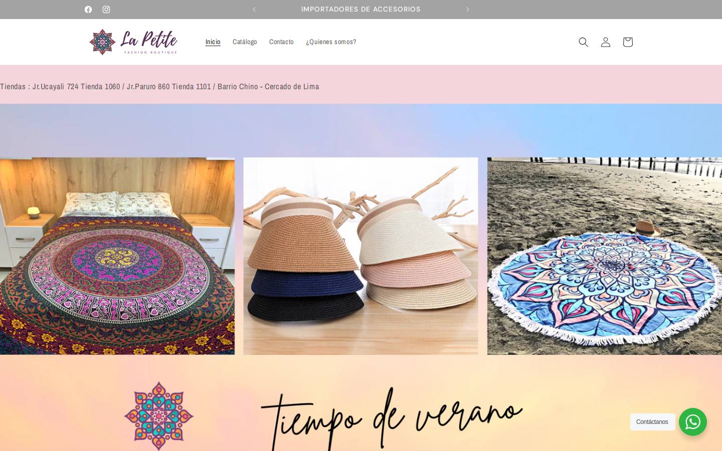 La Petite Academy homepage screenshot