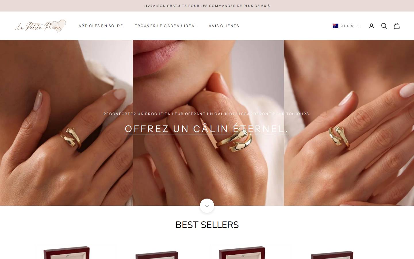 lapetitepensee.com homepage screenshot