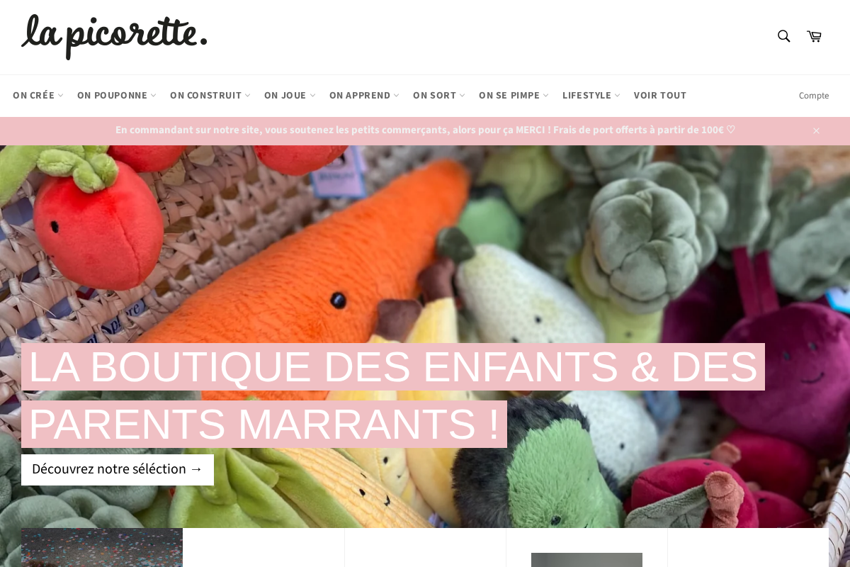Lapicorette homepage screenshot