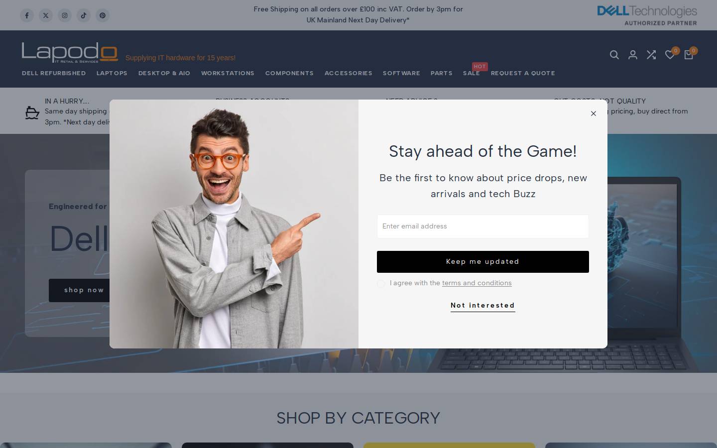 Lapodo Ltd homepage screenshot