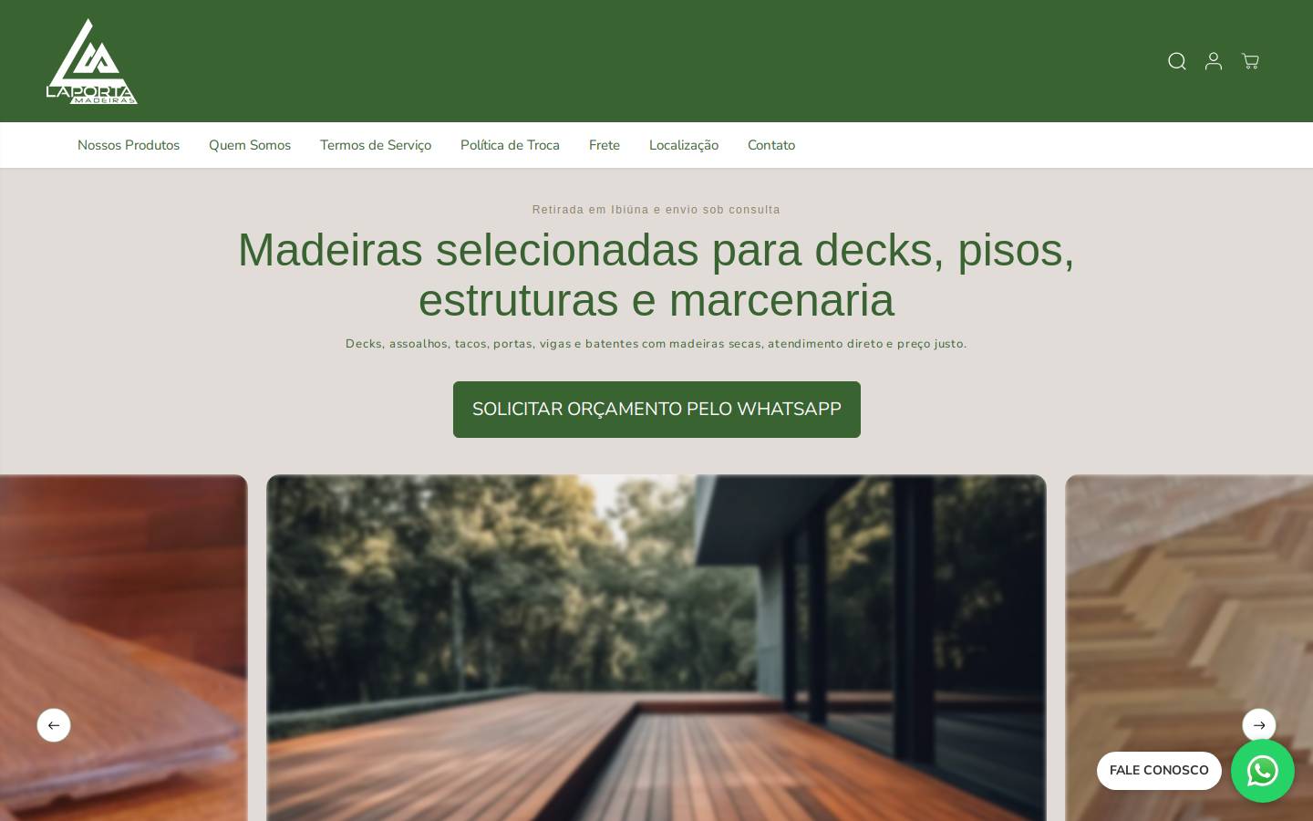 laporta.com.br homepage screenshot