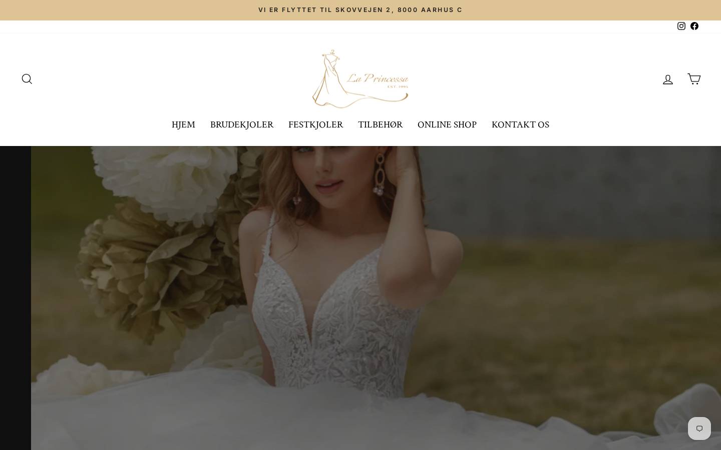 La Princessa homepage screenshot