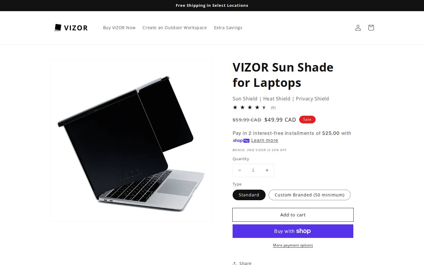 laptopvizor.com homepage screenshot