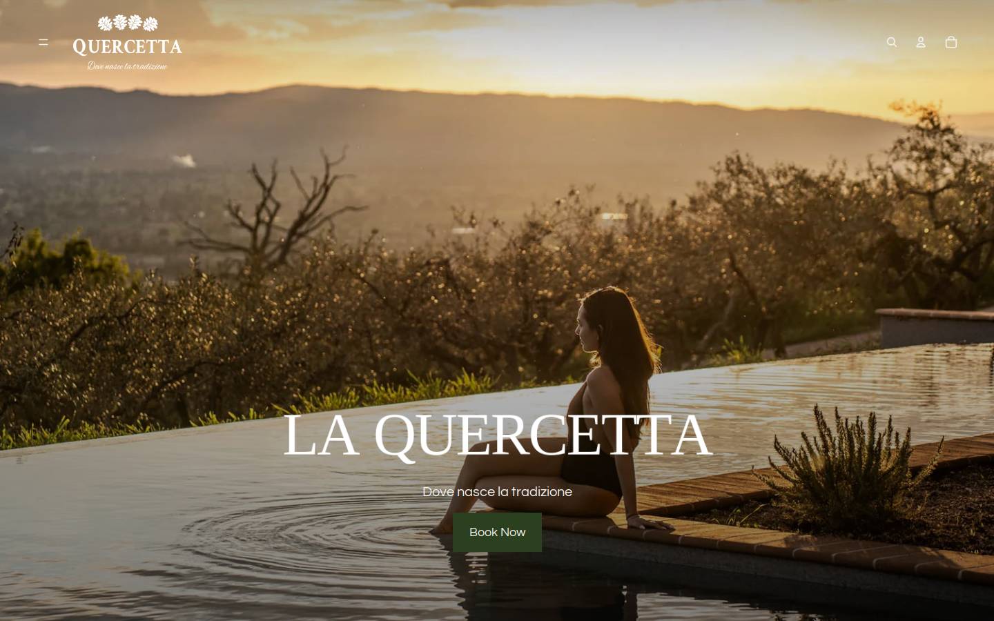 laquercetta.com homepage screenshot