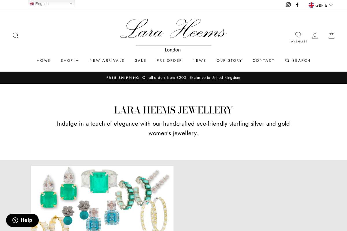 laraheems.com homepage screenshot
