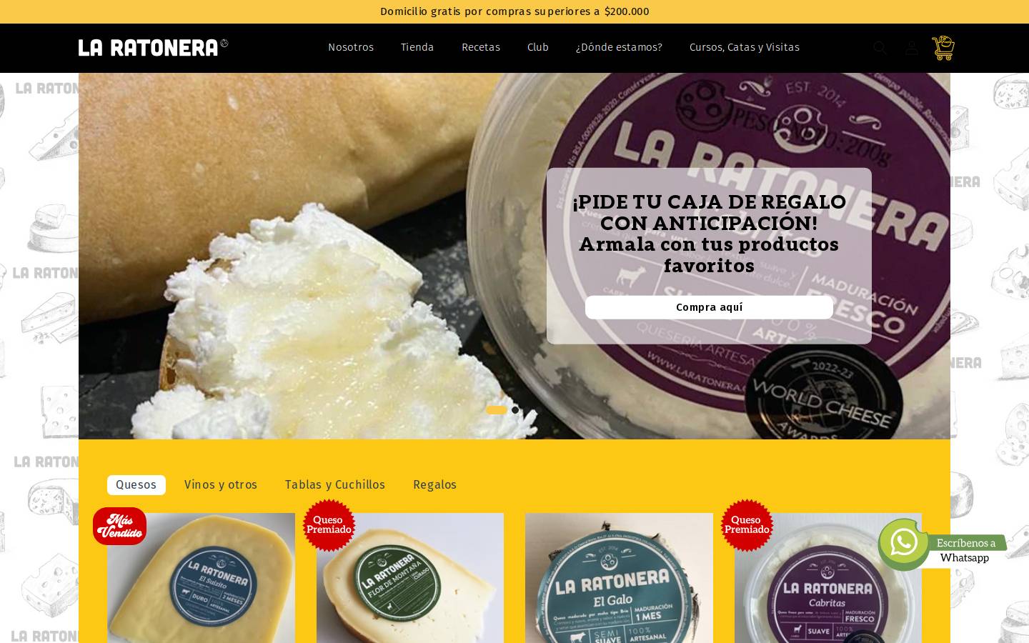 laratonera.co homepage screenshot