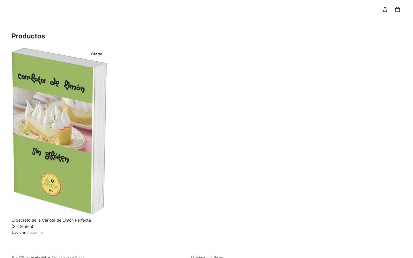 larecetadulce.com homepage screenshot